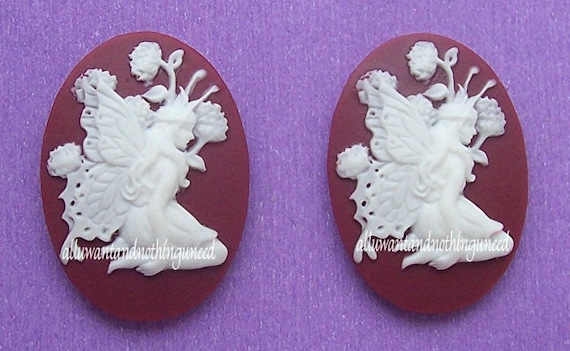 6 IVORY color 3/D FAIRY and THISTLE on GREEN 25mm x 18mm Costume Jewelry CAMEOS 6 IVORY color 3/D FAIRY and THISTLE on GREEN 25mm x 18mm Costume Jewelry CAMEOS
