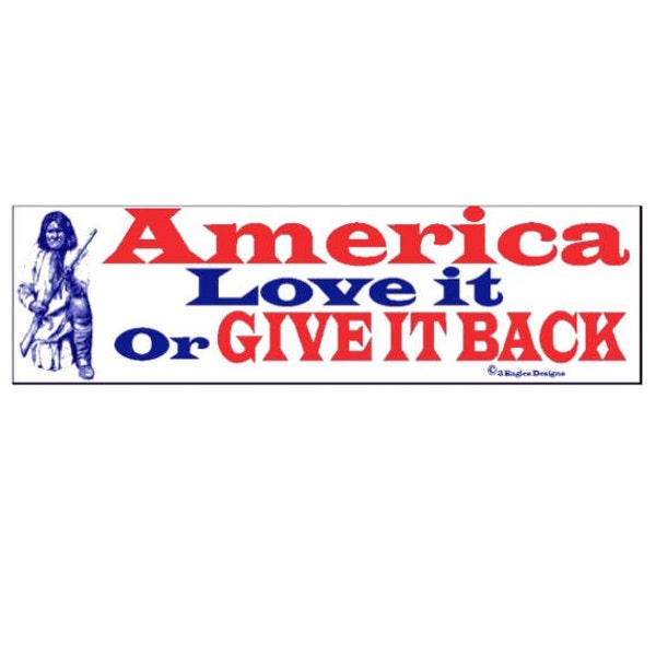 America Love it or GIVE IT BACK
