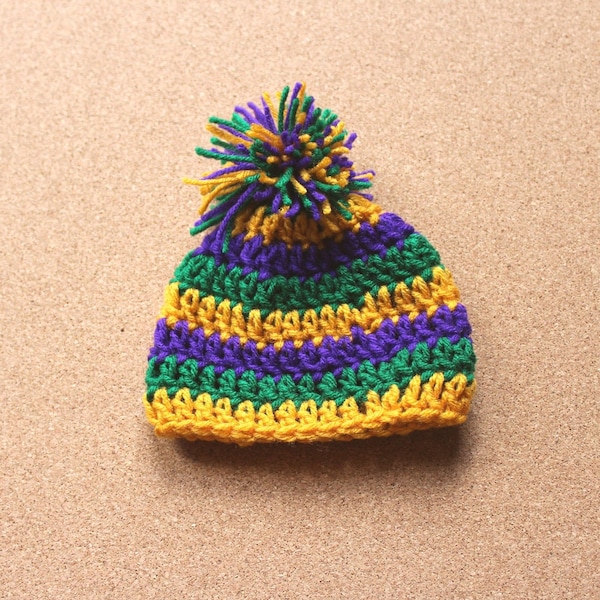 mardi gras feather hat
