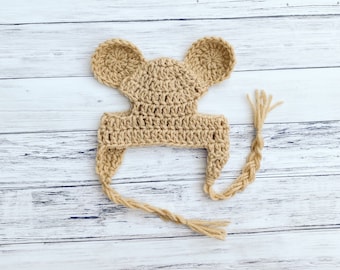 Crochet Dog Bear Hat