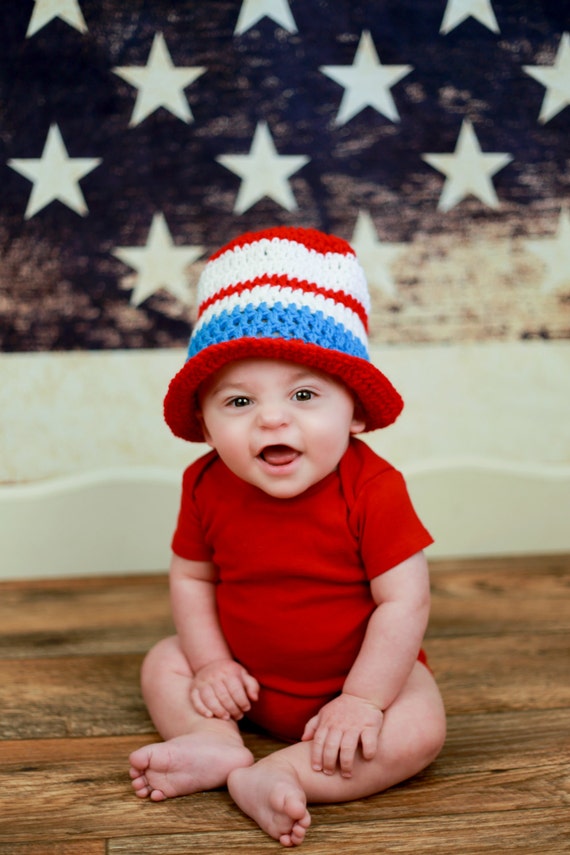 Uncle Sam Hat Uncle Sam Baby Uncle Sam Costume Fourth of 