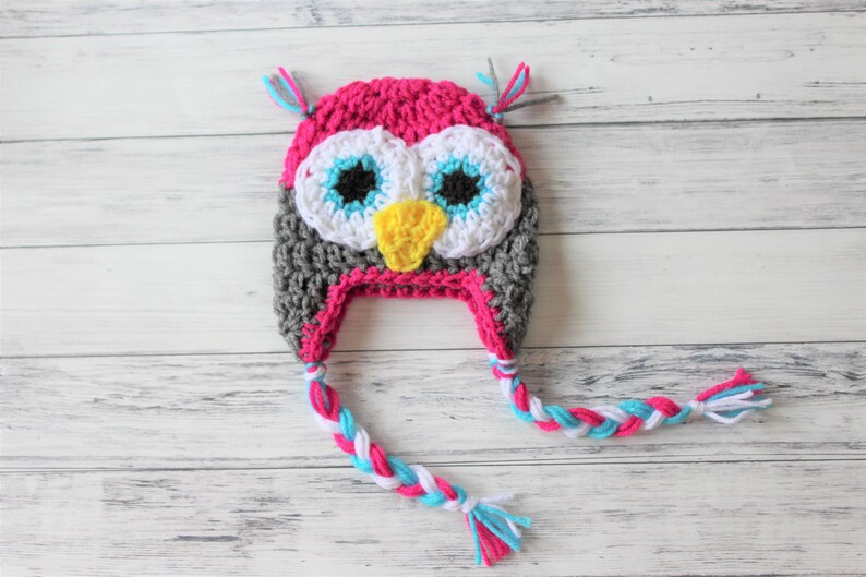 Crochet Baby Hat, Baby Owl Hat, Girl Owl Hat, Toddler Owl Hat, Baby Photo Prop, Knit Owl Hat, Knit Baby Hat, Girl Crochet Hat, Adult Owl Hat image 1