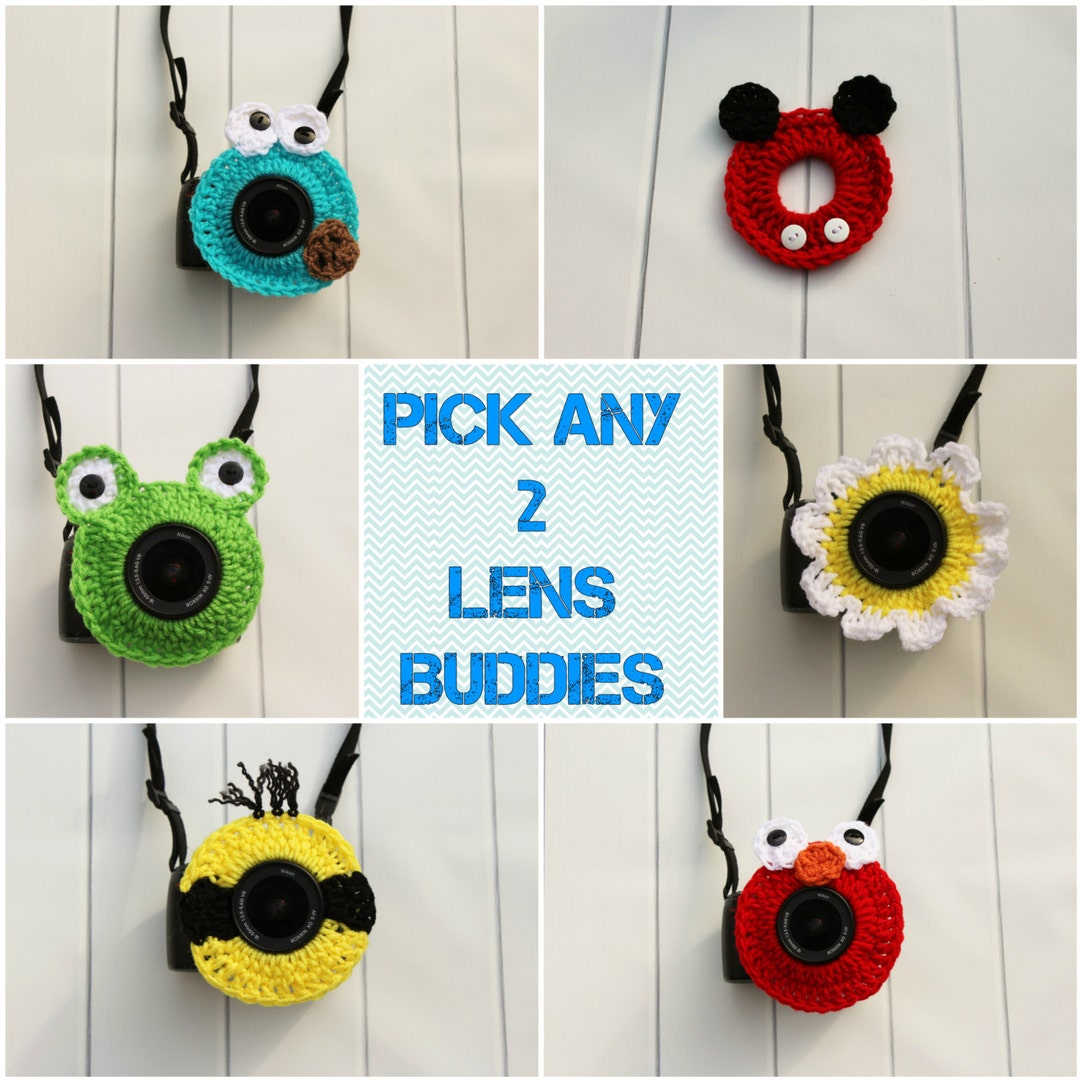 Camera Lens Buddy Crochet Lens Buddy Camera Lens Critter Etsy