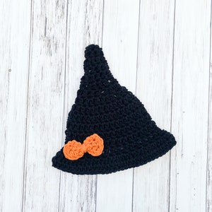 Crochet Baby Witch Hat