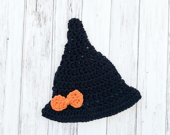 Crochet Baby Witch Hat