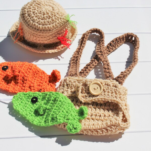 Newborn Fishing Hat Etsy