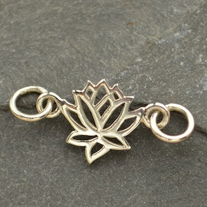 925 Silver Pendant/Intermediate Part Mini Lotus