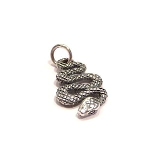 925 silver snake pendant