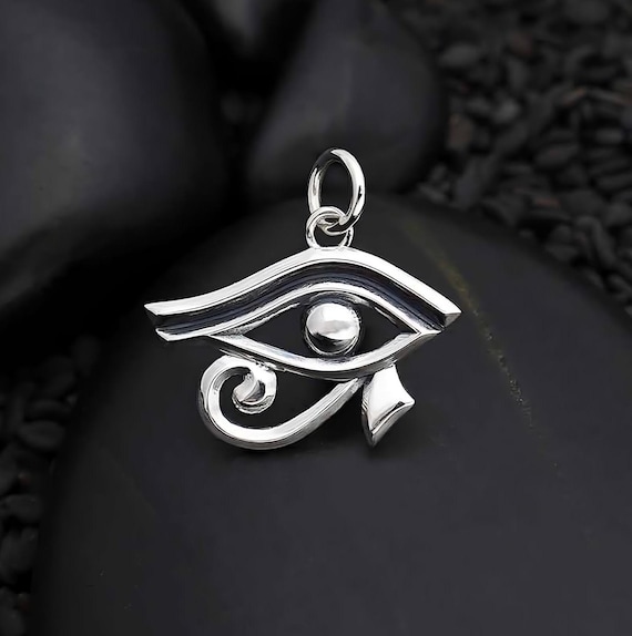 925 Silber Anhänger Auge des Horus 18mm