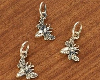 925 Sterling Silver Pendant Mini Bee