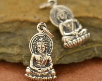 925 Sterling Silber Buddha