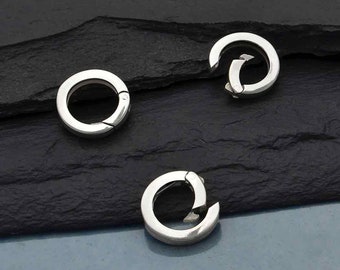 Charm holder connector clip clasp 925 silver