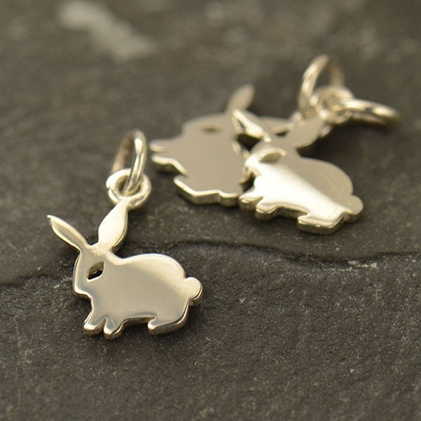 pendentif lapin en argent 925