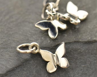 925 Sterling Silver Mini Butterfly Pendant