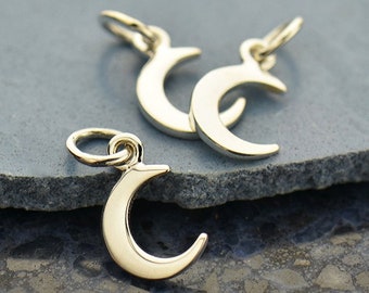 925 Silver Pendant Mini Moon