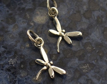 925 Sterling Silver Pendant mini dragonfly