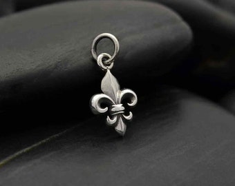 925 silver pendant Fleur de Lis small