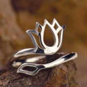 Anello in argento sterling 925 con fiore cavo ovale 6-10 # per gioielli con ciondoli per feste di fidanzamento di nozze di moda da donna