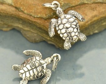 925 silver pendant turtle sea turtle