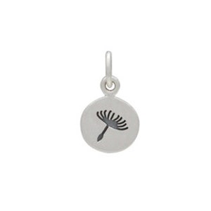 925 Silver Pendant Mini Dandelion image 2