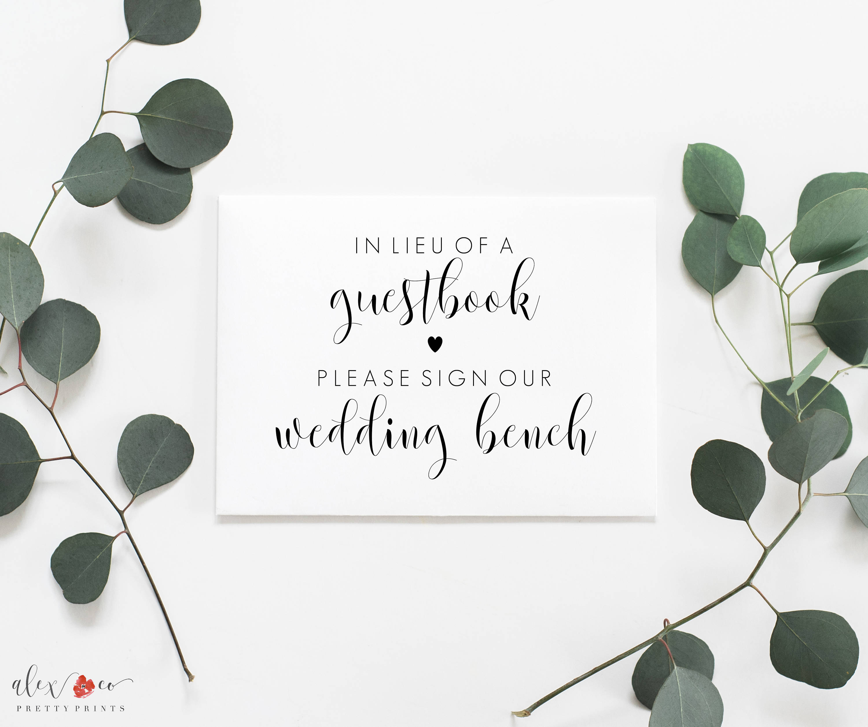 Wedding Bench Sign. Wedding Bench Printable. Please Sign Our Etsy