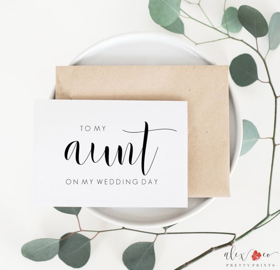 Tante Hochzeit Karte Zu Meiner Tante Card Tante Card Tante Der Braut Tante Des Bräutigams Familie Hochzeitskarten Karten Für Hochzeit