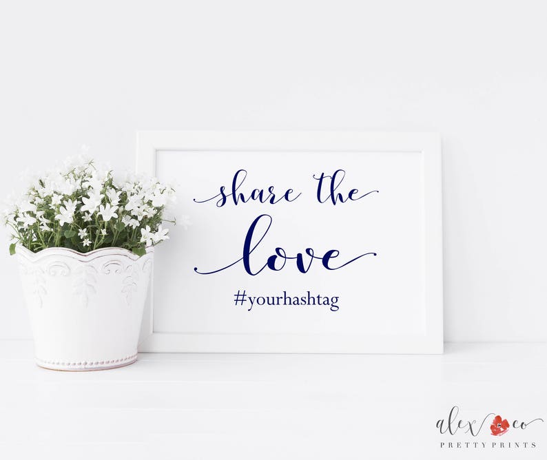 Printable Share The Love Sign. Share The Love Printable. Share | Etsy