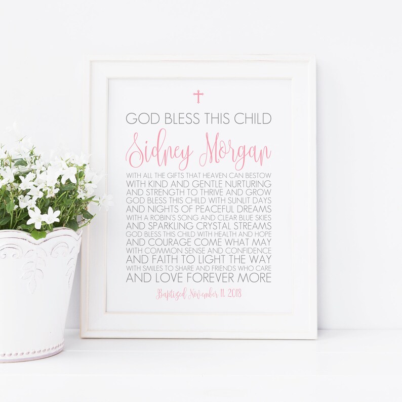 christening gifts for girls