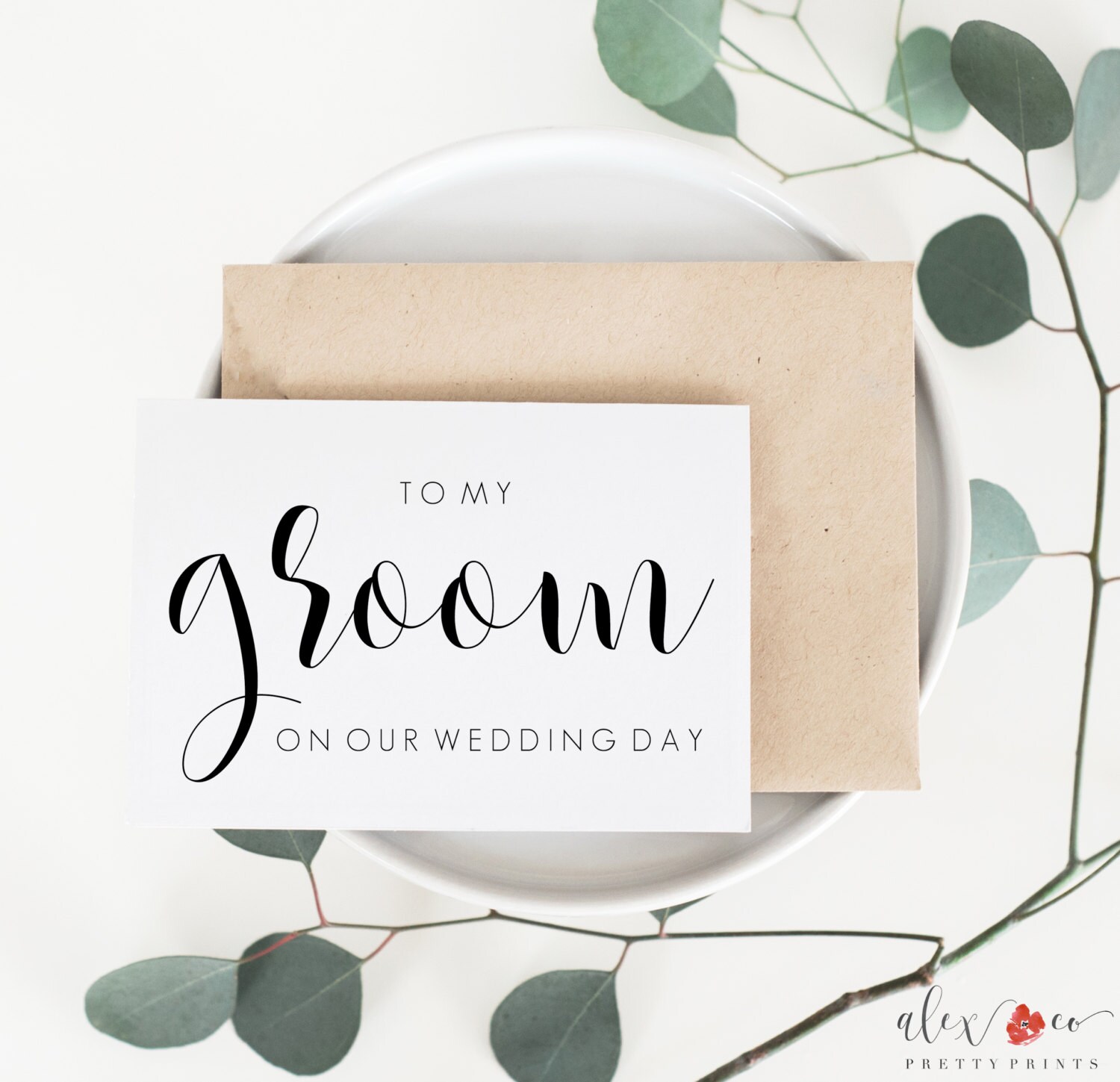 To My Groom Card. Groom Wedding Card. Groom Wedding Day Card. - Etsy