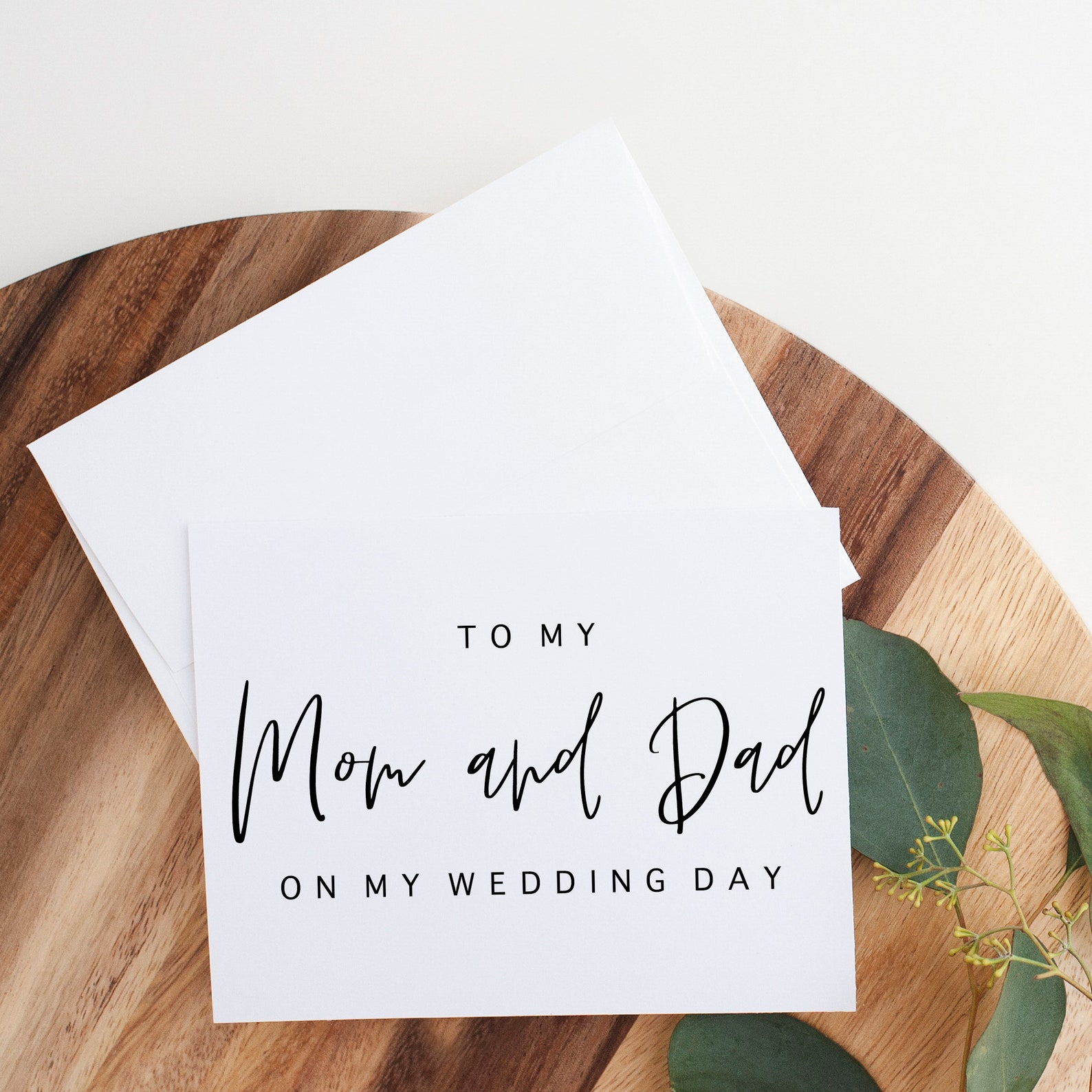 Card for Mom and Dad. Mom and Dad Wedding Card. Mom and Dad - Etsy