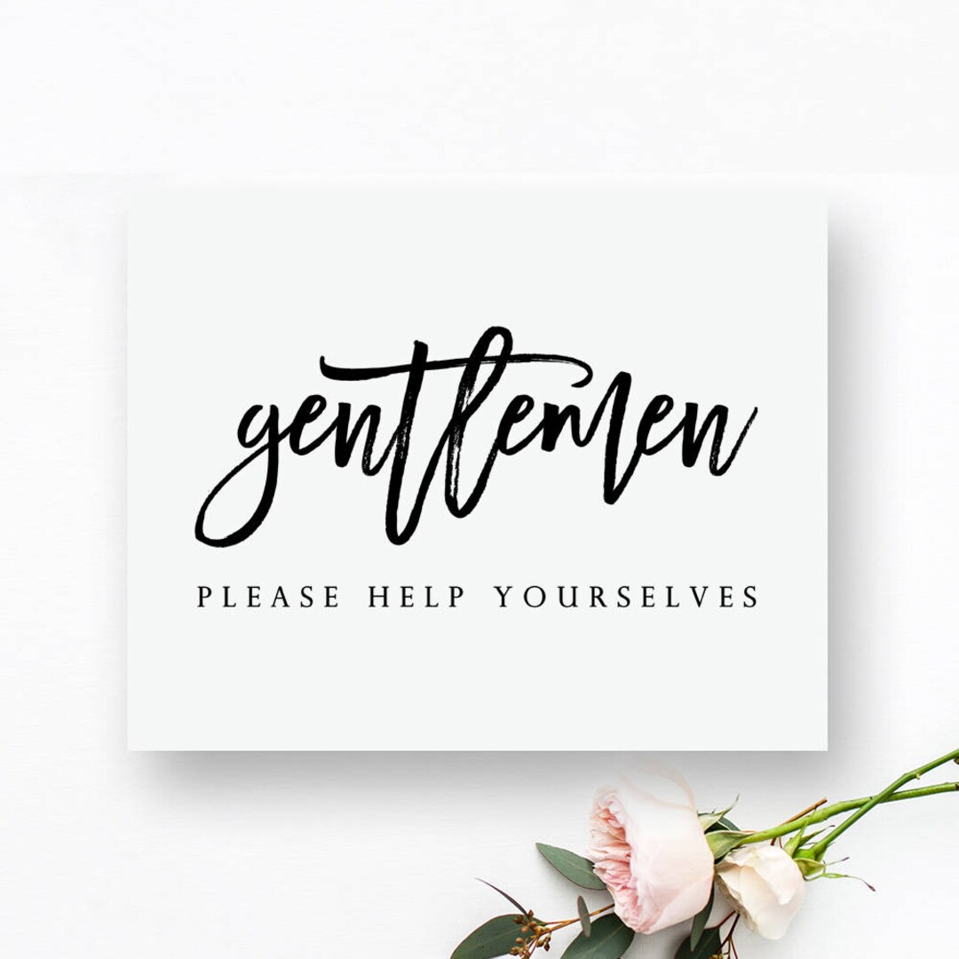 Printable Mens Bathroom Sign. Mens Bathroom Printable. Men - Etsy