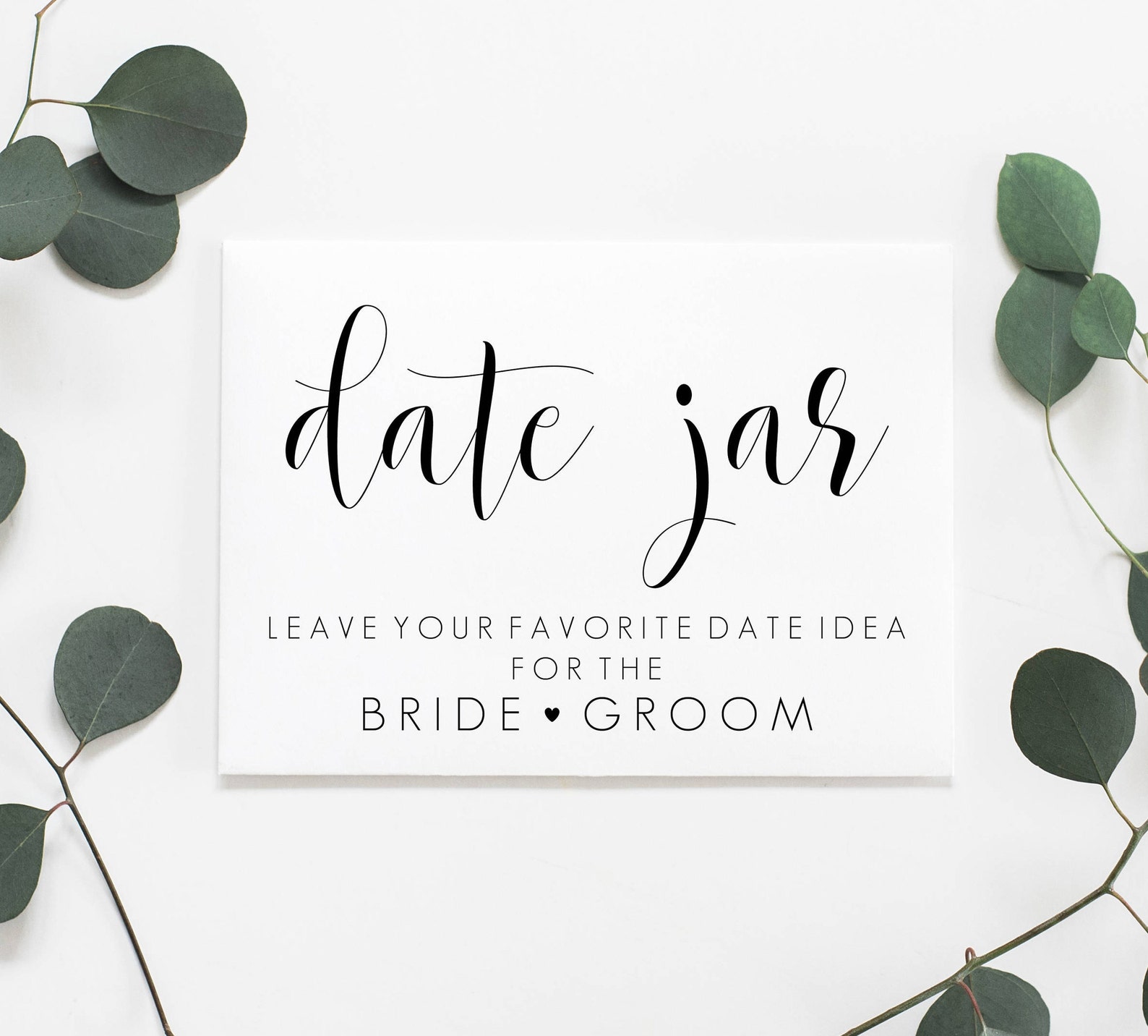 Date Jar Printable. Date Jar Sign. Printable Date Jar Sign. - Etsy