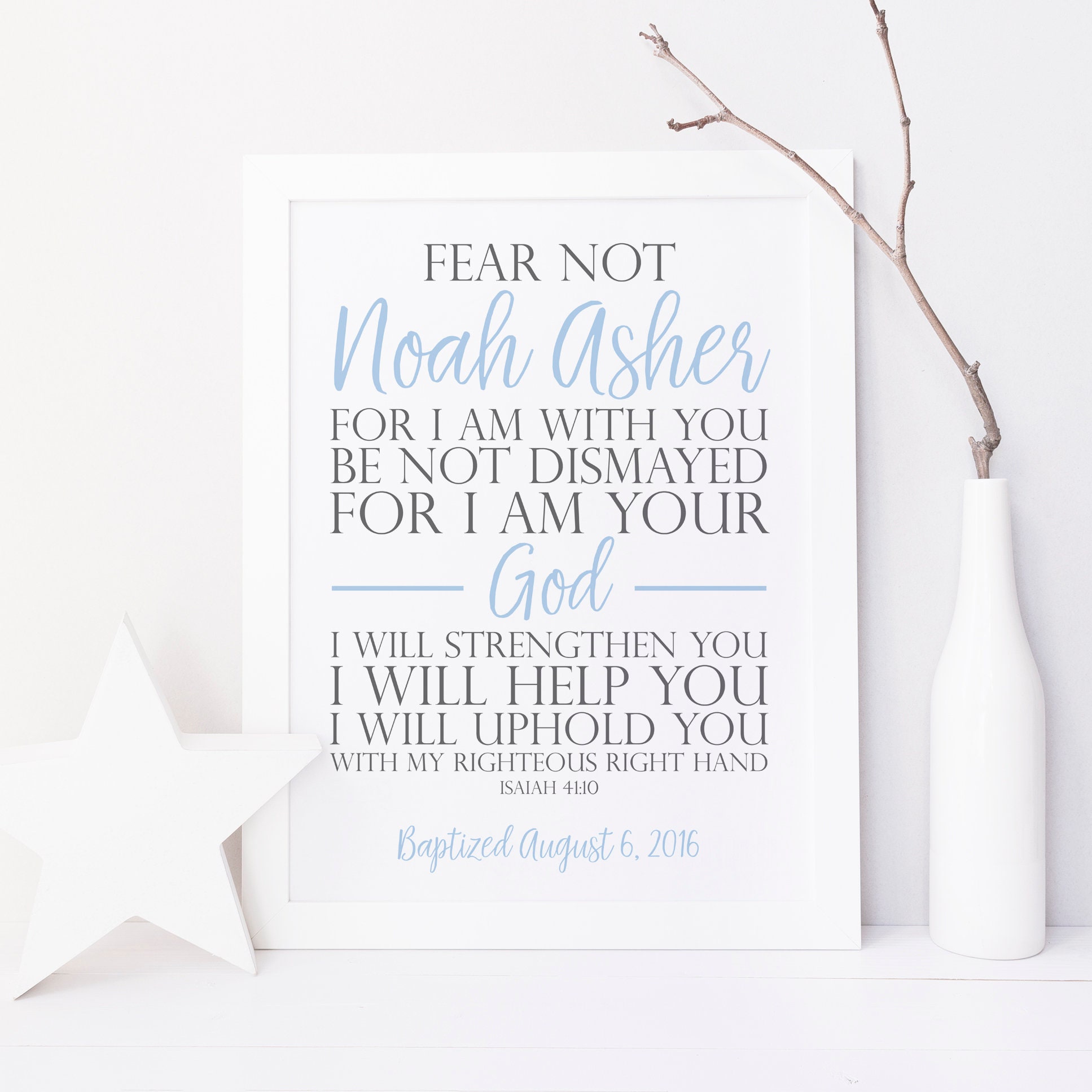 Baptism Printable. Baptism Gift Boy. Baptism Gift for Boy. Boy Etsy