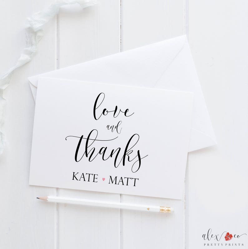 Personalized Wedding Thank You Cards Thank You Cards For Wedding. Custom Wedding Thank You Cards Personalized Mr and Mrs Thank You Cards