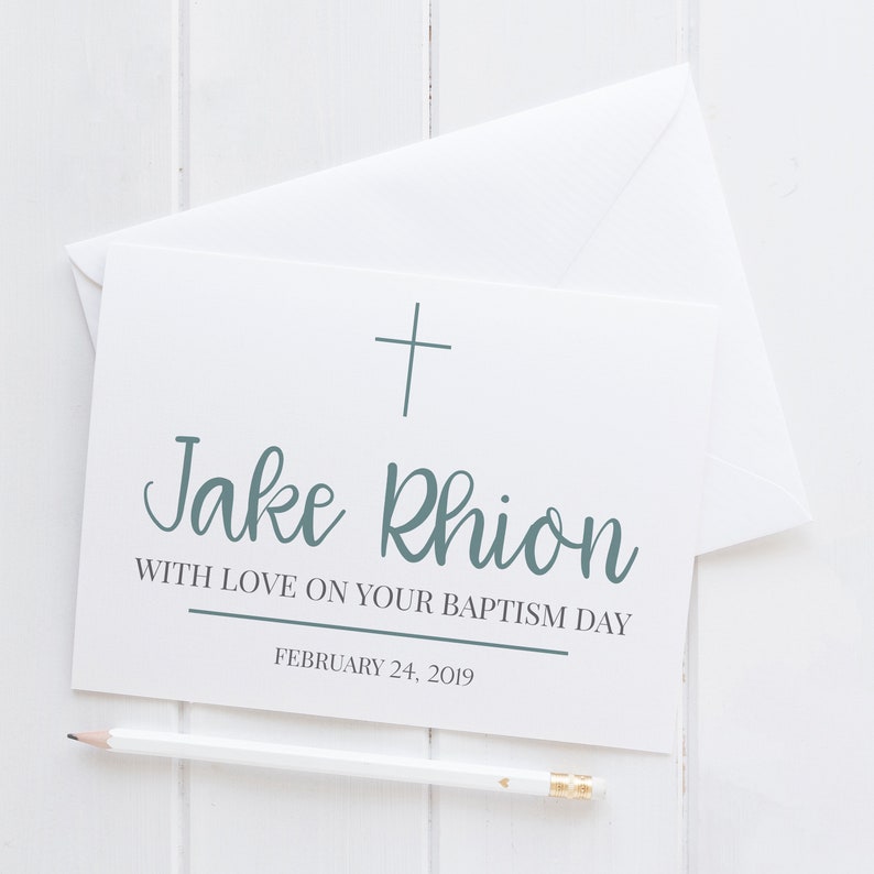 baptism card dedication card christening card card for baptism baptism cards boy boy baptism card boy christening card custom cards baptism cards
