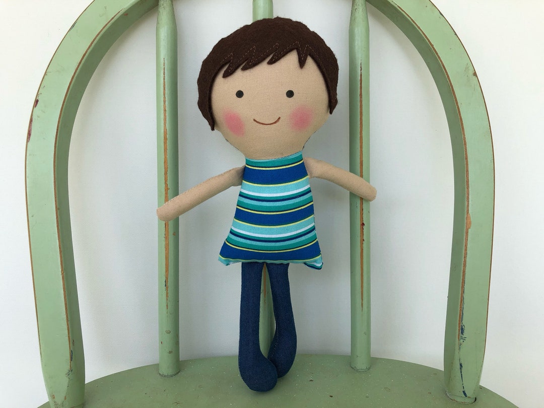 Boy Ragdoll Little Boy, Handmade Rag Doll, Perfect for Imaginative Play - Etsy