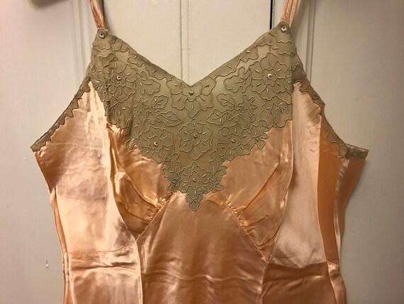 1950s Small Silk Slip