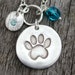 see more listings in the Paw print jewellery section