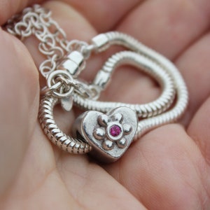 Pandora Charm Perle, personalisierter Pandora Charm, Pandora Namens charm, Pandora Buchstaben Charm, Blumen Charm, Erinnerung Charm