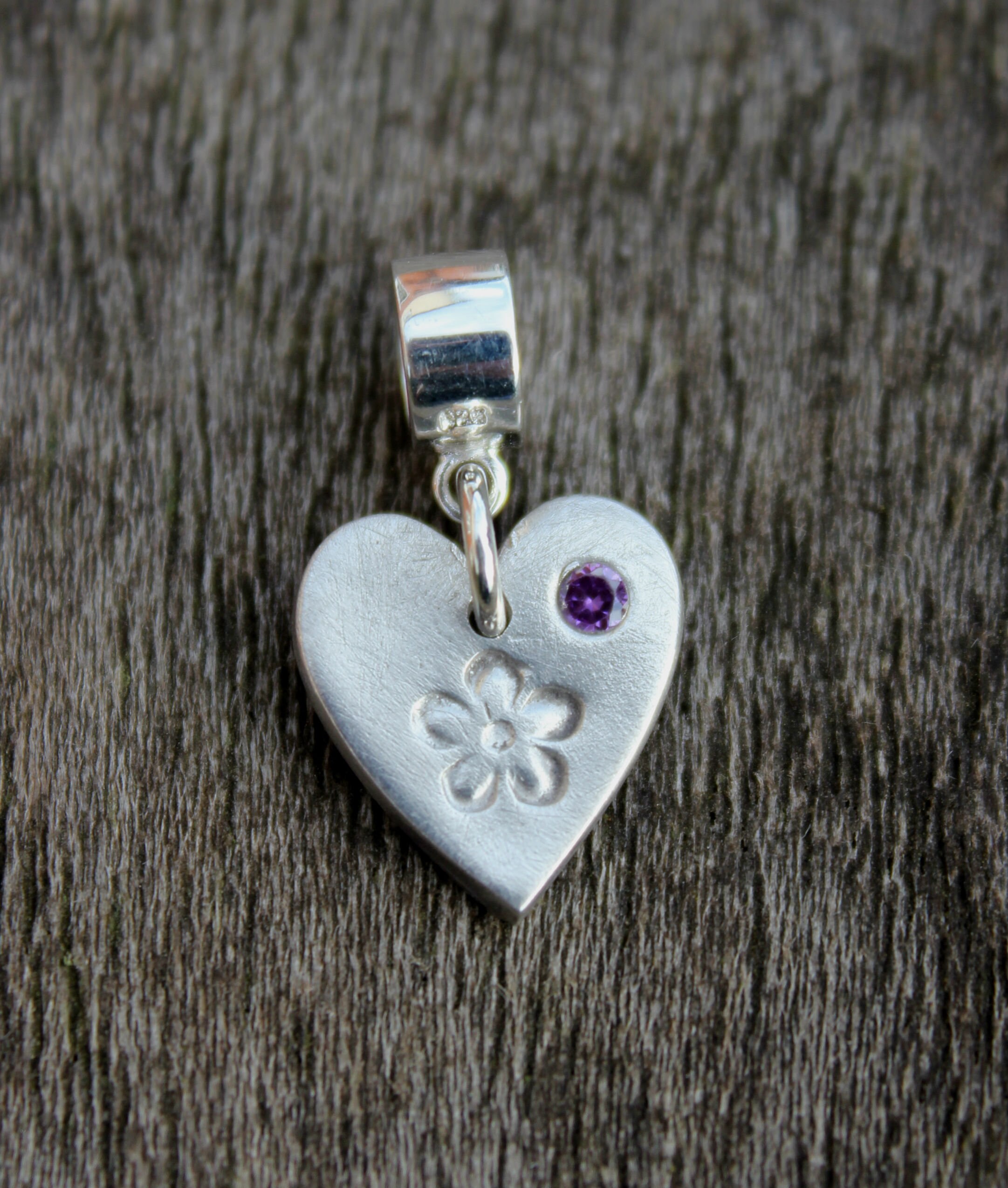 Personalised Pandora Heart Charm Silver Remembrance Charm Etsy UK