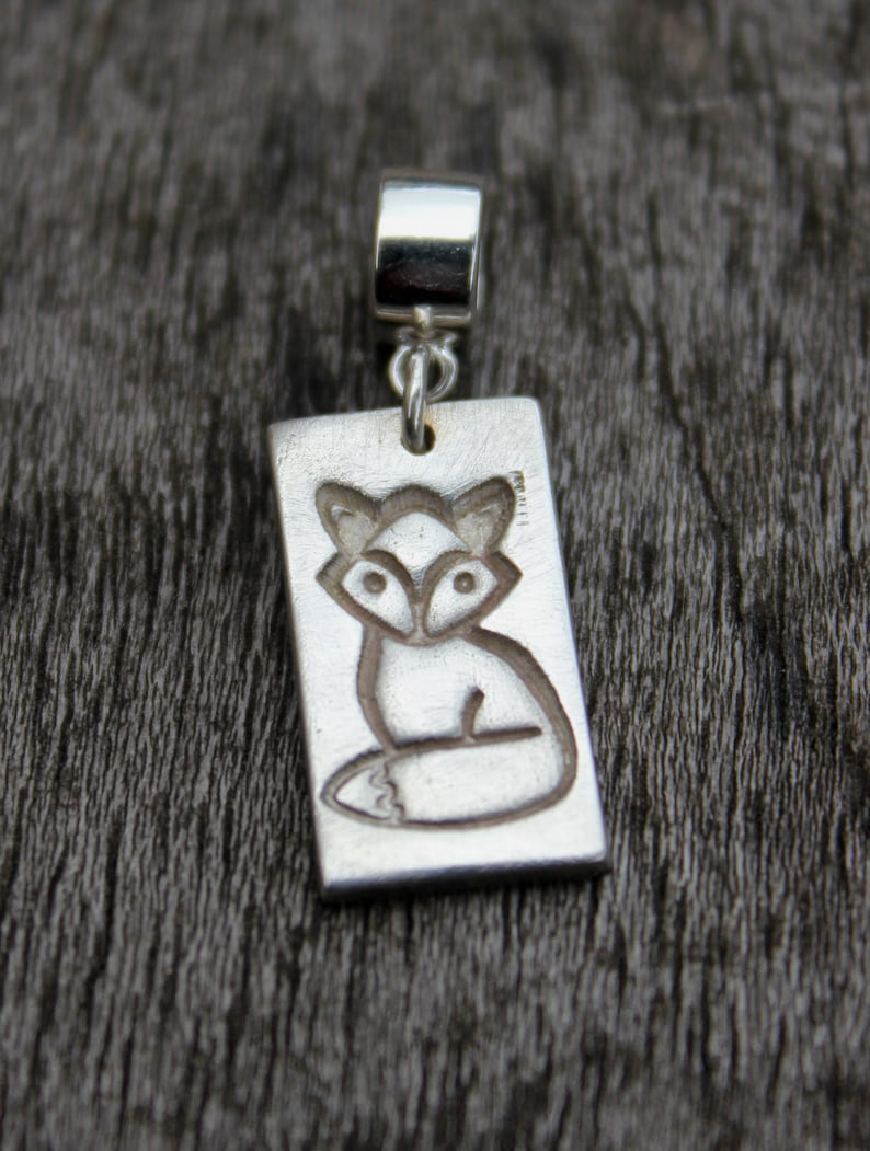 red fox pendant Fox pendant fox necklace silver fox pendant fox lover gift fox jewelry woodland pendant