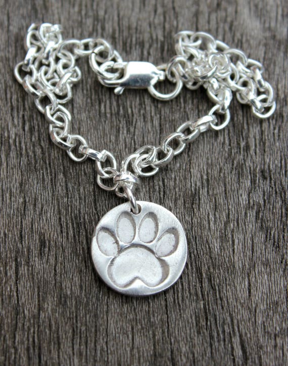 cat paw print bracelet