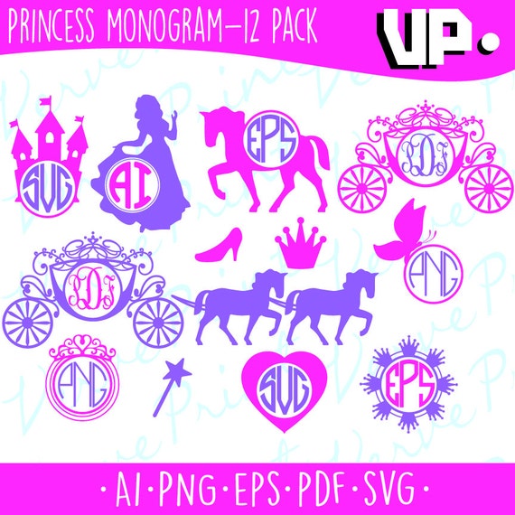 Free Free Princess Monogram Svg 34 SVG PNG EPS DXF File