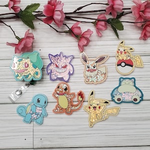 Poke Mon Ball Shaker Badge Reel Popsocket Acrylic Shaker