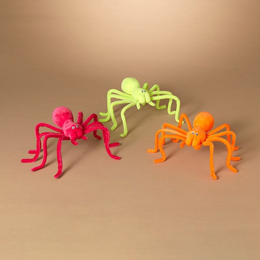 Halloween Spider, Pink Spider, Orange Spider, Green Spider, Neon