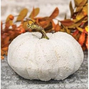 White Artificial Pumpkin, Foam Pumpkin, Primitive Pumpkin Decor, Pumpkin Wreath Attachment, Fall Pumpkin Decor, Cottage Fall Decor image 7