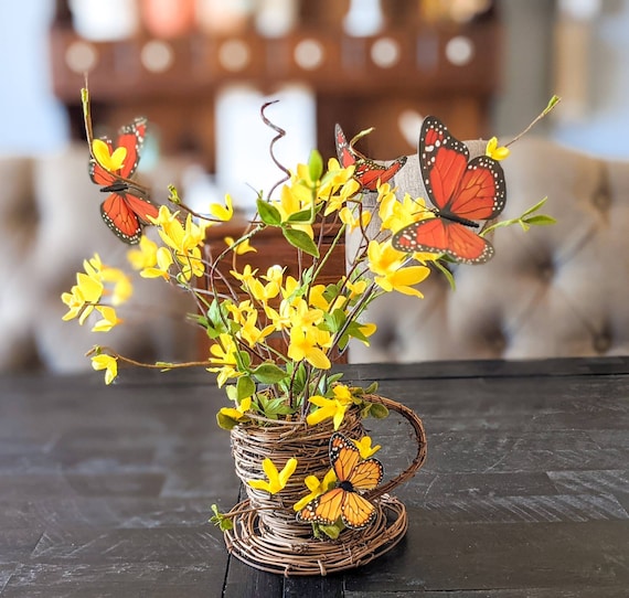 Mariposa con Flores - Arreglos Florales Guate