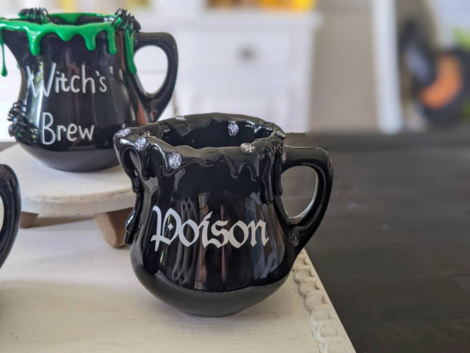 Witch's Brew Mini Pitcher, Fake Witch's Brew, Halloween Tiered Tray ...