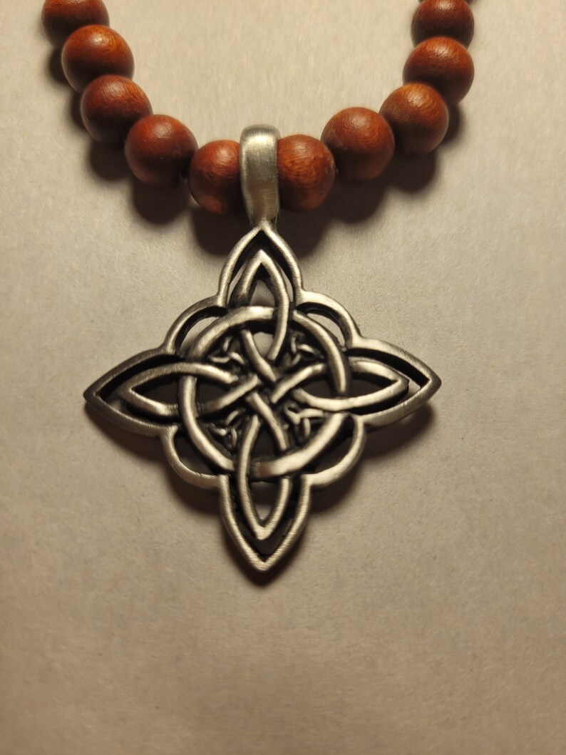 Celtic Knot Necklace Etsy