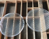Railroad signal lamp glass or lantern glass